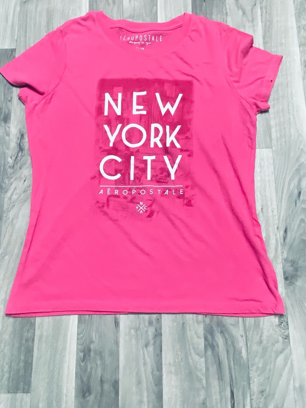 Aeropostale Hot Pink 'New York City' Graphic Tee - Women's